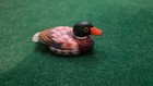 Miniature Carved Wooden Mallard Duck Decoy