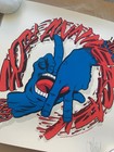 Santa Cruz  X Og Slick   Silscreened Screaming La Hands   18 X 18 Signed