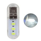 2pc Usb Portable Led Mini Nights Light Small Round Lamp Computer Mobile Power Us