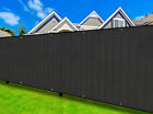 8ft Privacy Fence Screen Windscreen Black Mesh Shade Cover For Garden Yard Pool