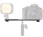 Dual Flash Hot Shoe Bracket Holder For 1 4  Studio Light Stand Dc Dv Dslr Camera