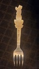 Vintage Walt Disney Productions Stainless Steel Child baby Fork Featuring Pluto