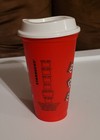 Starbucks 2019 Red Reusable Holiday Cup Grande 16oz Merry Coffee Christmas  