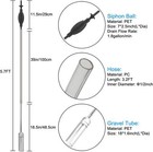 5 7ft Aquarium Siphon Vacuum Cleaner For Fish Tank Cleaning Gravel   Sand   Chan