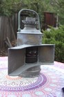 Antique Polished Brass Marine Wing Lantern By Perkins Ny 1900s