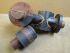 Vintage 06-1952 Industrial Wood Sand Cast Mold Foundry Pattern Pipe Fitting