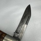 Vintage Winchester  Trademark  Usa   1920 Folding Hunter Knife  Jigged Bone Scal