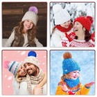  40 Pieces Faux Fur Pom Pom Balls With Elastic Loop Diy Fluffy Pom Bright Color