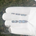 Certified Vvs1 Moissanite Stud Earrings  0 44ctw To 8ctw  925 Sterling Silver