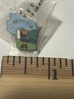 Wisconsin State Shaped Souvenir Enamel Lapel Hat Pin Dairy Farm