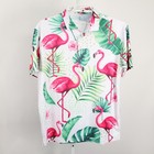 Royal Turks   Caicos Golf Club Polo Shirt Mens Extra Large Flamingo Tropical