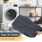 Bean Bag Chair  Fireside Bean Bags Lazy Sofa Sack  Big Beanbag Chair Floor Grey