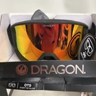 Dragon Alliance Dxt Otg Black Strape Lumalens Red Ion Lens Goggles