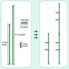 20pcs Plant Support Stakes Garden Flower Veg Single Stem Support Stick