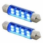 211-2 Led Light Bulb W  8 Micro Leds - Blue 2 Pack