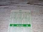 Rolex Green Calendar 1970 1971  Good Condition