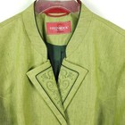 Capricorn Costume Blazer Women s Size 48 Green Red Linen Jacket Costume Jacket