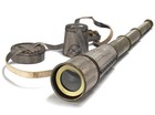 Antique Telescope Brass W  Leather Marine Nautical Pirate Spyglass Vintage Scope