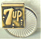 Pepsi Co  7up Soda 14k Advertising Logo Employee Service Award Tie Pin