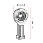 Ssi6t k Rod End Bearings 6mm Bore M6x1 Female Thread Right Hand 2pcs