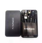 Mac 12pcs Makeup Brush Set With Iron Case  Blush Eyeshadow Brushe