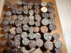Vintage Lot Railroad Ties Date Nails Wall Handing