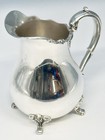 Marvelous Vintage Footed American Rose Wilcox International Silver Plate Pitcher