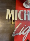 Vintage 1991 Michelob Light Beer Flying Chrome Eagle 3d Sign Bar Decor Rare