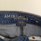 American Eagle Outfitters Womens Super Stretch Blue Denim Shorts Size 00