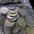 Lot Of 128 Great Britain England  Pounds  Obsolete Large Size 5  10  50 Pence