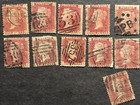 Europe Old Great Britian Collection Varieties Cancels 1850 s - 1920 Lot   800 