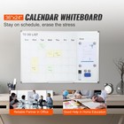 Uimoso Magnetic Whiteboard Dry Erase Board 36  X 24  Wall Mounted For Office