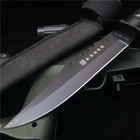 11 22  Black Tactical Hunting Fixed Blade Military Combat Survival Knife  sheath