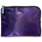 Tumi Amenity Travel Toiletry Bag Case Kit Delta First Class Purple New Fast Ship