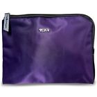 Tumi Amenity Travel Toiletry Bag Case Kit Delta First Class Purple New