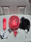 Full Face Snorkel Diving Mask Set Pink Qb t1333-2014 Gb 18401-2014 Class 4 -j