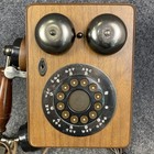 Vintage Antique Western Electric Replica Wall Mounted Wooden Phone