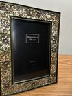 Sheffield Home Picture Frame 4x6 Floral Enamel Crystals