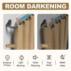Black Curtain Rods For Windows 48 To 84 Inch  5 8 Inch Adjustable Wrap Around   
