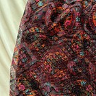Anna Sui Multicolor Geometric Mini Length A-line Skirt Size S Lined