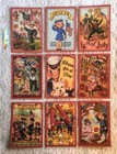 Set Of 9 Cards vintage 4th Of July pocket Pen Pal Cards Only no Protector  119n