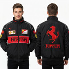 Ferrari Racing Bomber Jacket     Embroidered Streetwear Edition