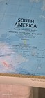 Vintage South America Large Map National Geographic Huge 45x61 1983s 