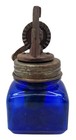 Dazey Churn Reproduction Miniature Cobalt Blue Stamped Feb 14 22 St  Louis No 5