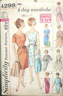Vintage Simplicity Sewing Pattern 4298 7 Day Wardrobe Dress Junior 13 Cut