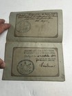 Antique 1873 German Passport Kingdom Of Wurttemberg Stuttgart Inside Stamps