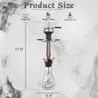 Hookah Set With 1 Hose Glass Hookah Kit With Shisha Accessories
