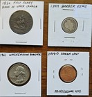 Us Type Coin Lot 1850s-1900s Silver Half Dime 3 Cent Shield Barber Buffalo
