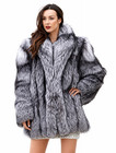 Authentic Fur Womens Coat Luxury Winter Jacket Warm Thick Soft Stroller Style
