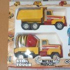 Vintage 1988 Nylint Metal Muscle Steel Construction Set Dump Cement Dozer Truck